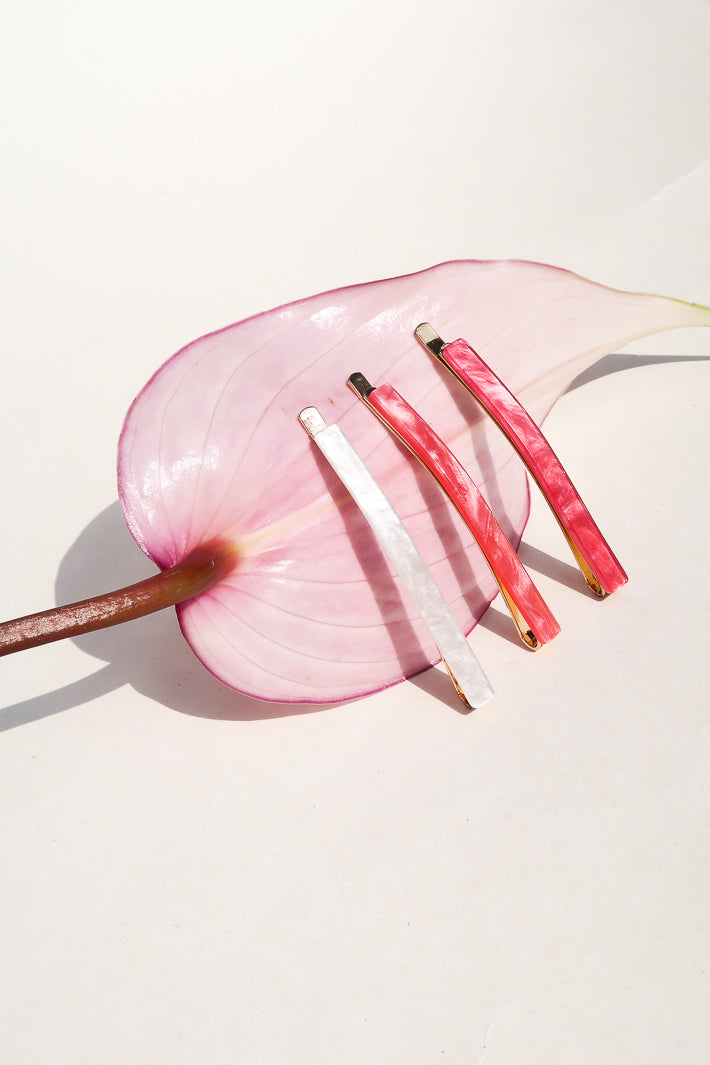 Bobby Pin Set in Elle's Pink